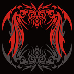 トライバル　羽　