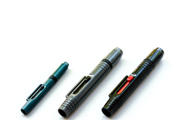 Lenspen for photographer: useful equipment on the white background