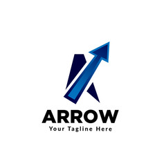 A arrow up logo