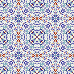 Ottoman Ceramic. The Ottoman patterned tile composition. - 168379472