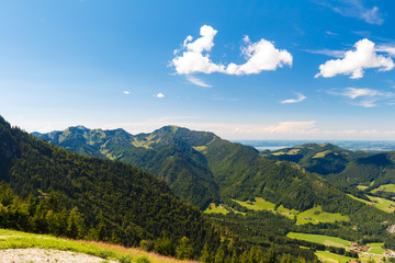 Obraz premium Hochfelln, view from Unternberg