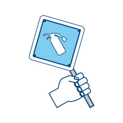 Industrial security sign