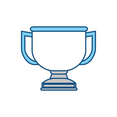 Trophy cup isolated