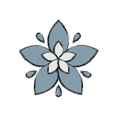 Beautiful flower symbol