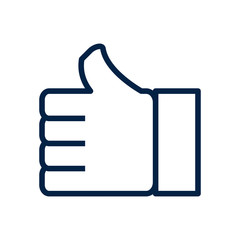 Thumb up like symbol