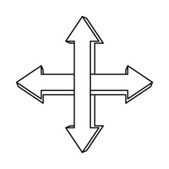 Infographic arrows symbol