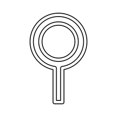 Magnifying glass lupe