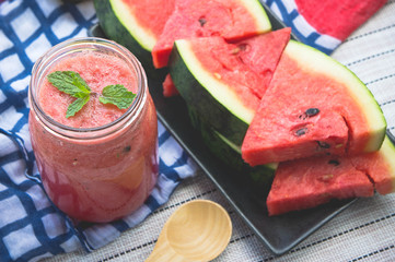 watermelon smoothie refresher tasty of summer, the health benefits of watermelon smoothie