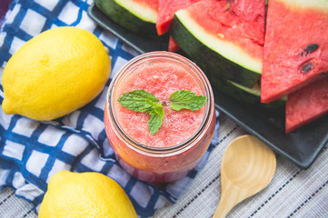 watermelon smoothie refresher tasty of summer, the health benefits of watermelon smoothie