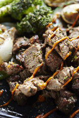 meat with vegetables