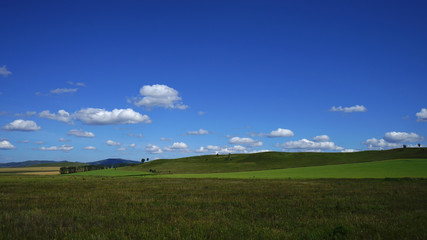 Steppe landscape of Siberia