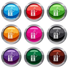 Portable music speacker set 9 collection