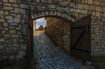 Fototapeta na wymiar Castle of Dragon of Bosnia in town Gradacac, Bosnia and Herzegovina