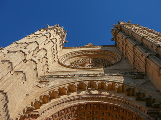 La Seu cathedral in Palma De Mallorca