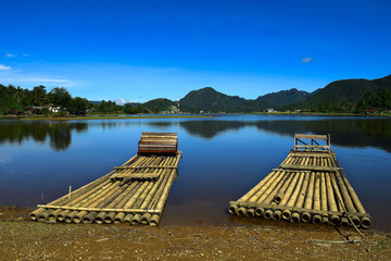 Tarusan Kamang Lake At The Sunny Morning
