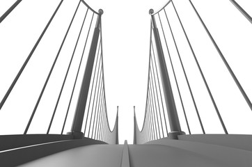 Render illustration architecture bridge