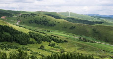 Naklejka premium Beautiful mountain landscape
