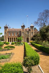 Fototapeta premium Government House and landscaped garden in Perth City center