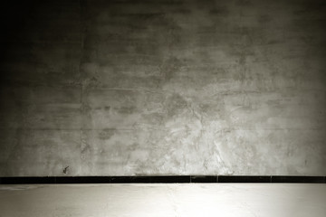 Gray Cement Wall and floor