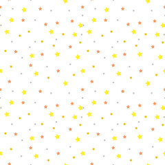 Seamless pattern stars Vector illustration.
