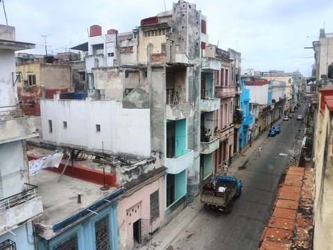 Straßen von Havanna, Stadtbild, Dachterrasse, Kuba - Karibik