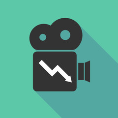 Long shadow camera with a descending graph