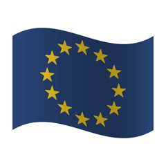 Isolated EU flag