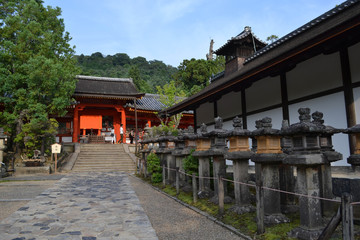The place is called Kasuga-Taisha. A Japanese shrine in Nara, Japan. P
