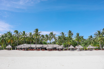 Sea beach at tropical resort