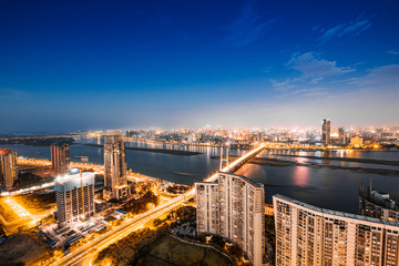 Obraz premium Building nightscape