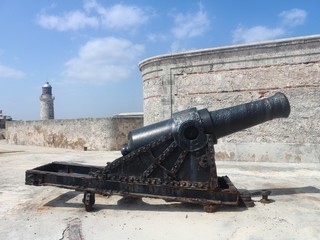 Fototapeta na wymiar Festung in Havanna auf Kuba, Karibik
