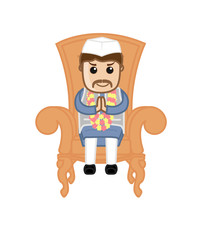 Funny Politician Indian Corrupted 