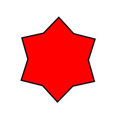 Star Vector Shape Banner