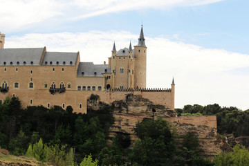 Fototapeta na wymiar Alcázar of Segovia, Spain