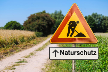 Schild 255 - Naturschutz