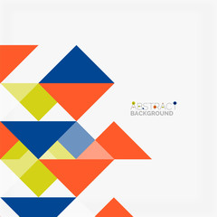 Triangle pattern design background