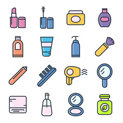 Woman Beauty And Spa Related Icons