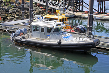 Fototapeta premium Police boat