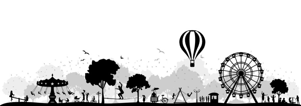 Silhouette Herbstfest