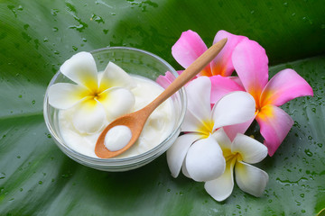 Face Mask Yogurt natural spa treatments for skin.