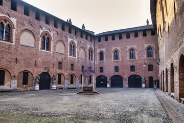 Sant'Angelo Lodigiano (Italy): medieval castle