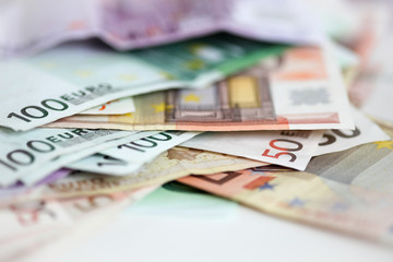 Geldscheine Noten Euro
