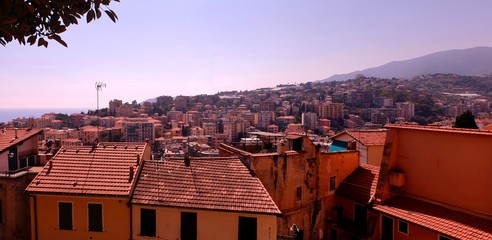 Panorama de San Remo en Italie.