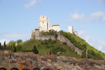 Obraz premium Rocca Maggiore, Assisi, Italy