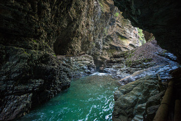 Üble Schlucht zwischen Laterns und Rankweil (Vorarlberg)