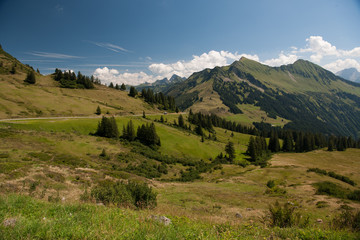 Landschaft am Furkajoch (Vorarlberg) 1.700 m