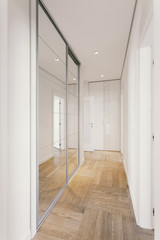 wardrobe with mirror