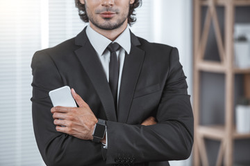 Business man working in the office job concept