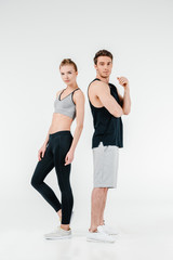 Obraz premium young fit couple