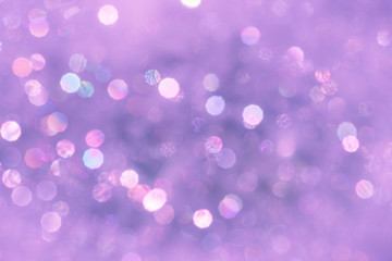 violet blurred background with bokeh lights